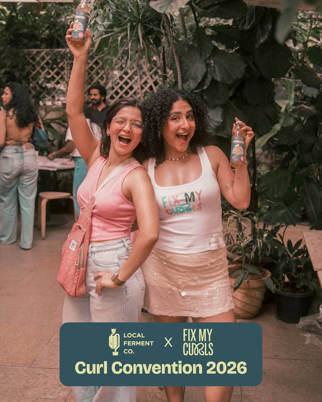 Curl Convention 2026 with Fix My Curls and Local Ferment Co kombucha