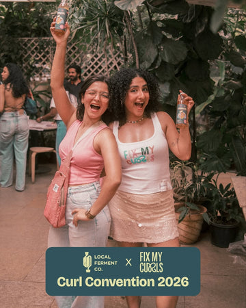 Curl Convention 2026 with Fix My Curls and Local Ferment Co kombucha
