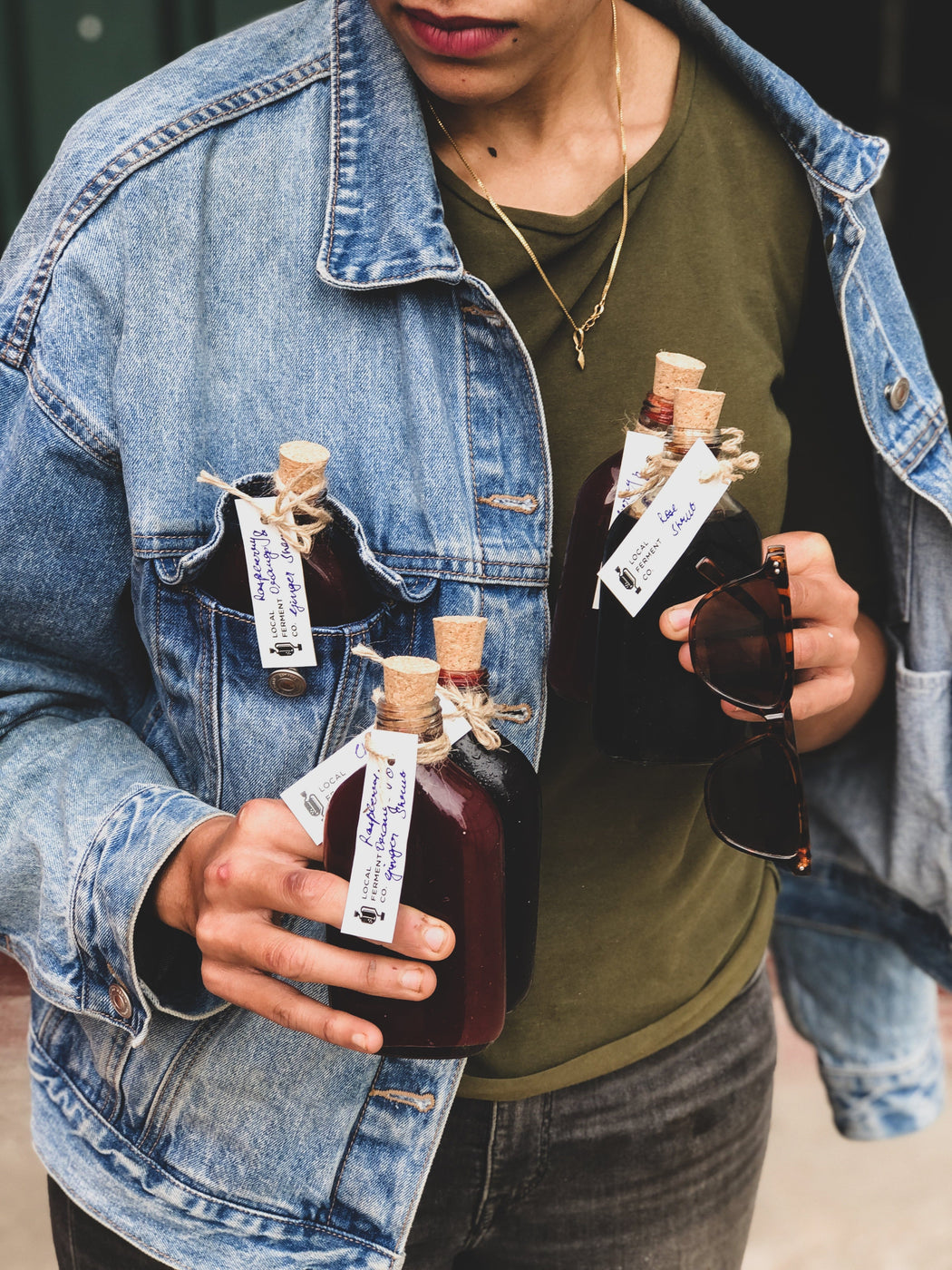 Raspberry, Orange & Ginger Shrub (All Natural Cocktail Mixer) Local Ferment Co 