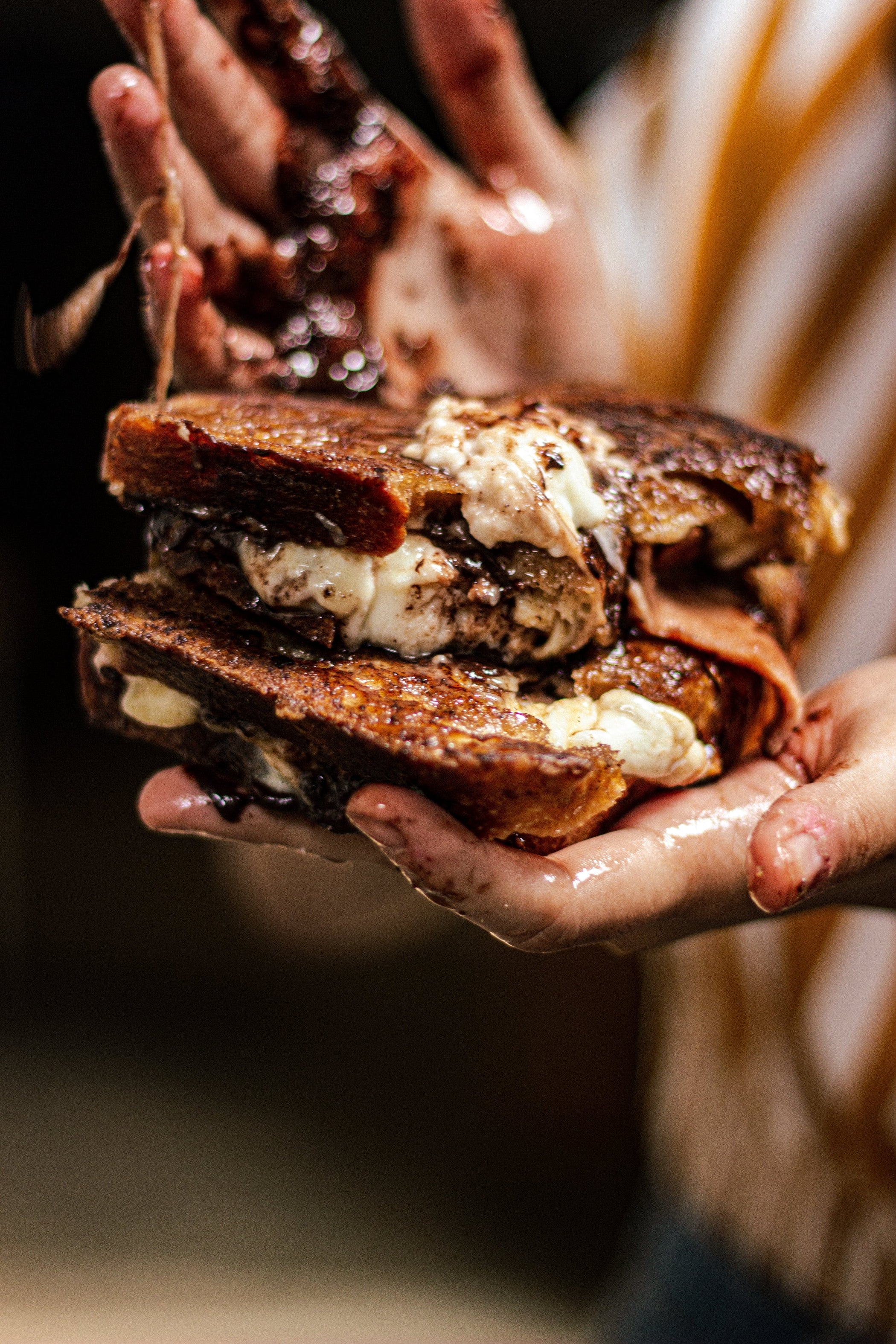 The BEST GODDAMN Ham & Chocolate Grilled Cheese — Local Ferment Co