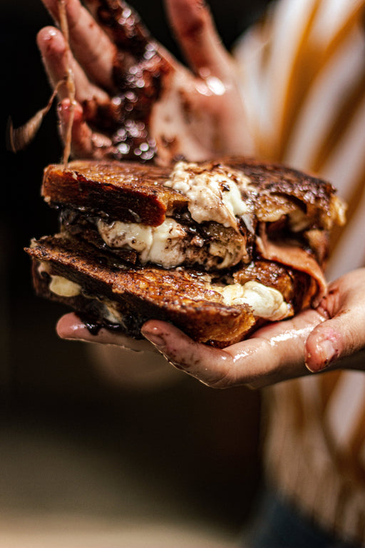 The BEST GODDAMN Ham & Chocolate Grilled Cheese Local Ferment Co 